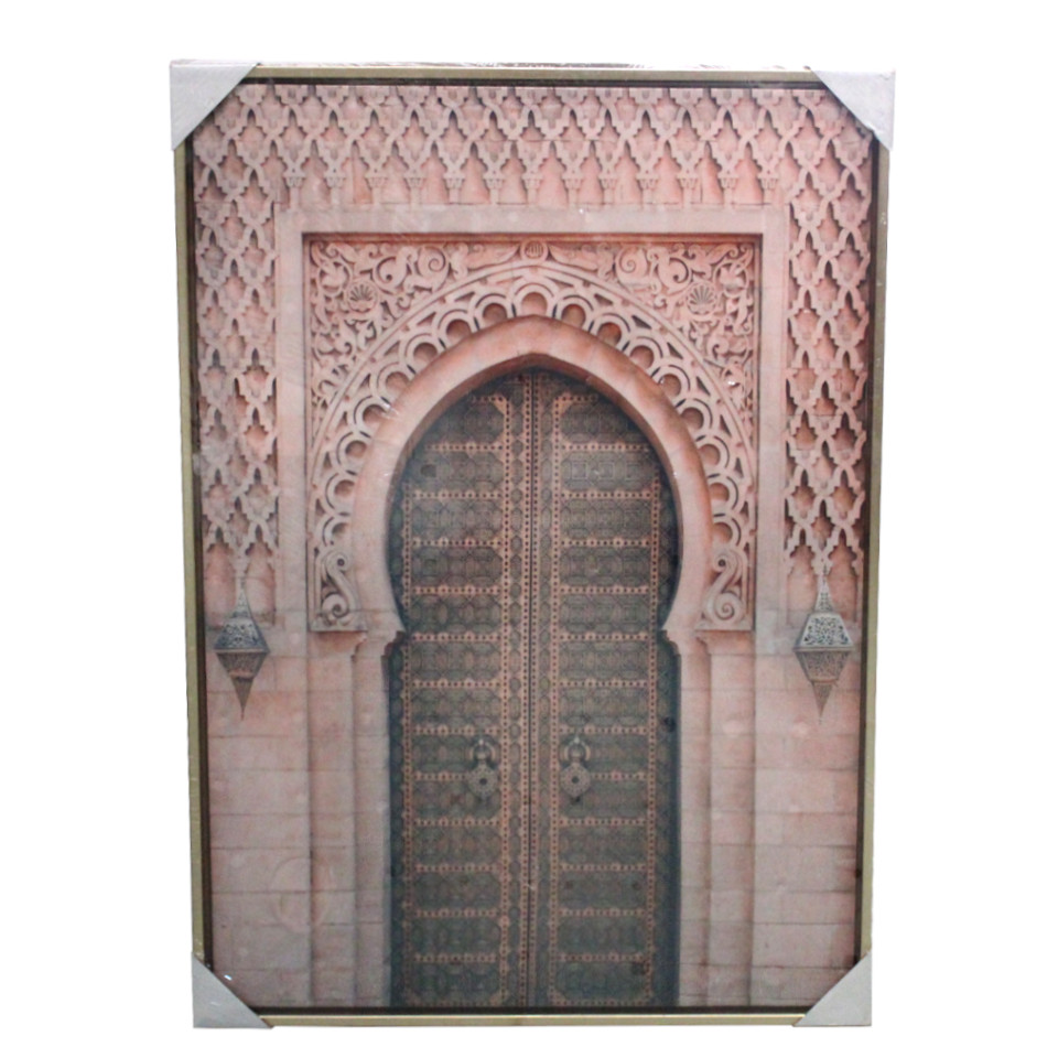 Cuadro Decorativo Puerta Marroqui 50x70c