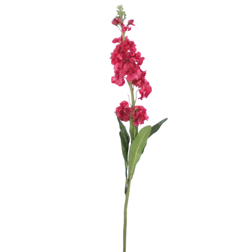 Flor Decorativa Rosada 95cm