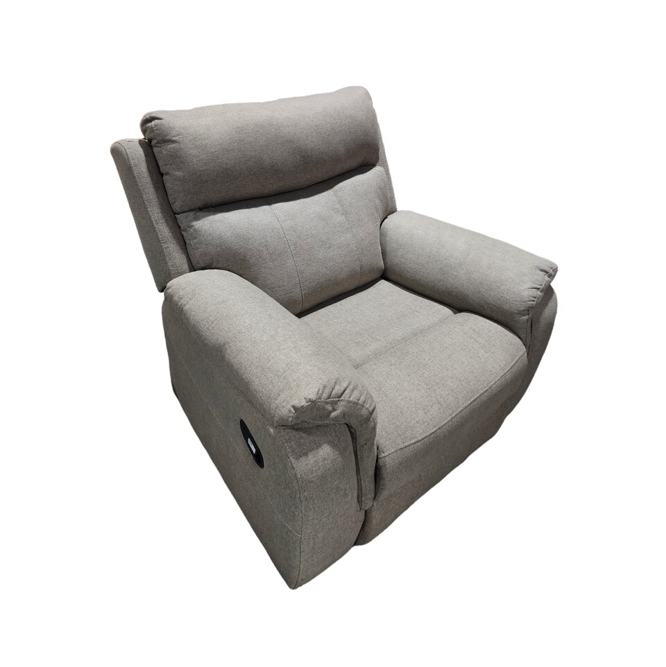 Sofa Reclinable Crema Oscuro 102x97x100c
