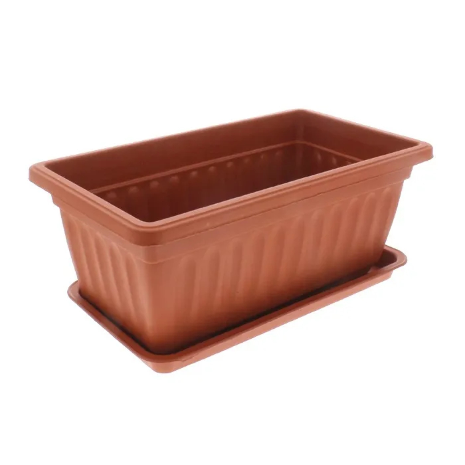 Jardinera Plastica Terracota 44.5x20.6cm