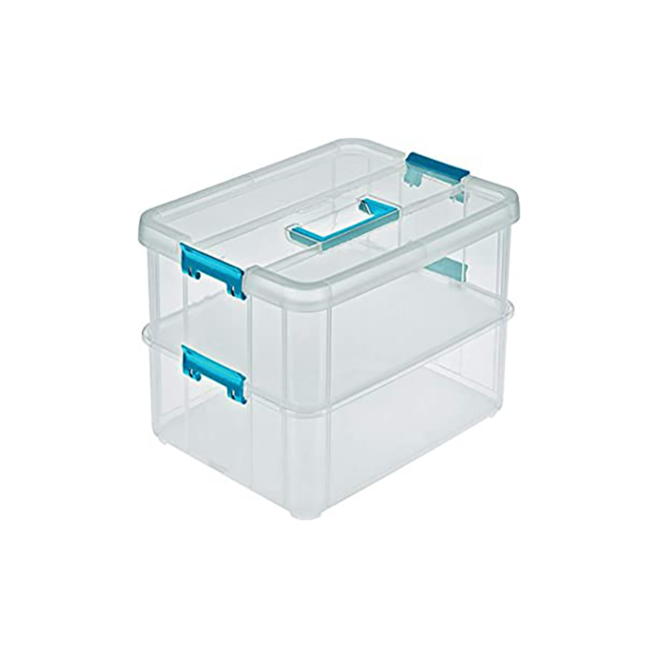 OCHOA  Caja Plastica Transparente 64 Qt 01-50-6275