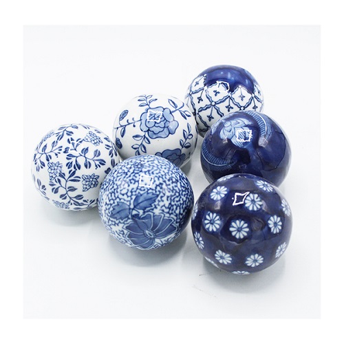 Set D/Bolas Decorativas E/Ceramica 3