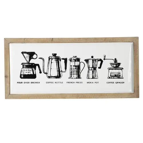 Aplique Decorativo Vintage Coffee 12x26