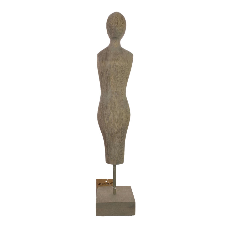 Figura Decorativa Madera 9x9x46.5cm