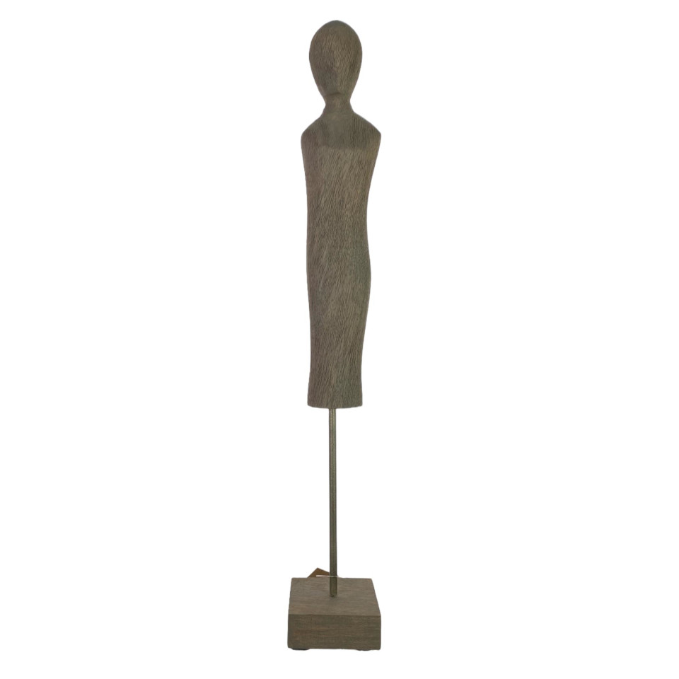 Figura Decorativa Madera 9x9x61.5cm