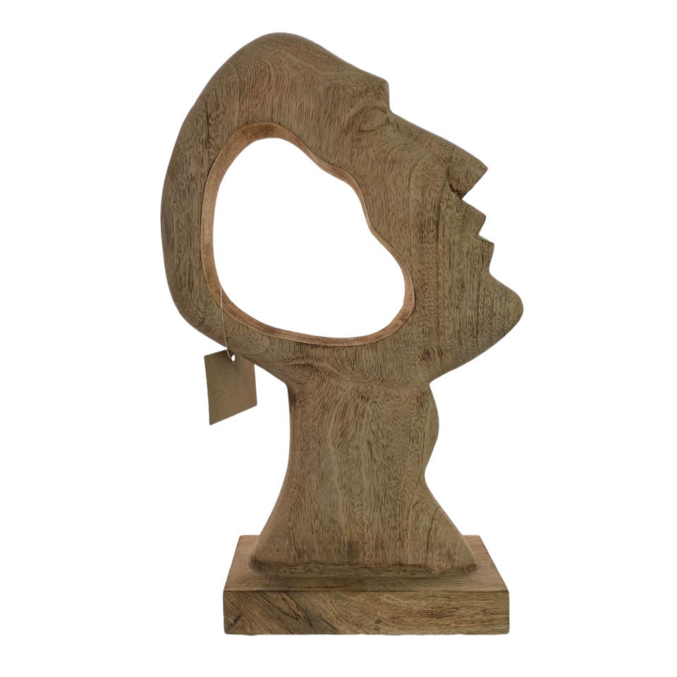 Figura Decorativa Rostro Mad. 25x9x41cm