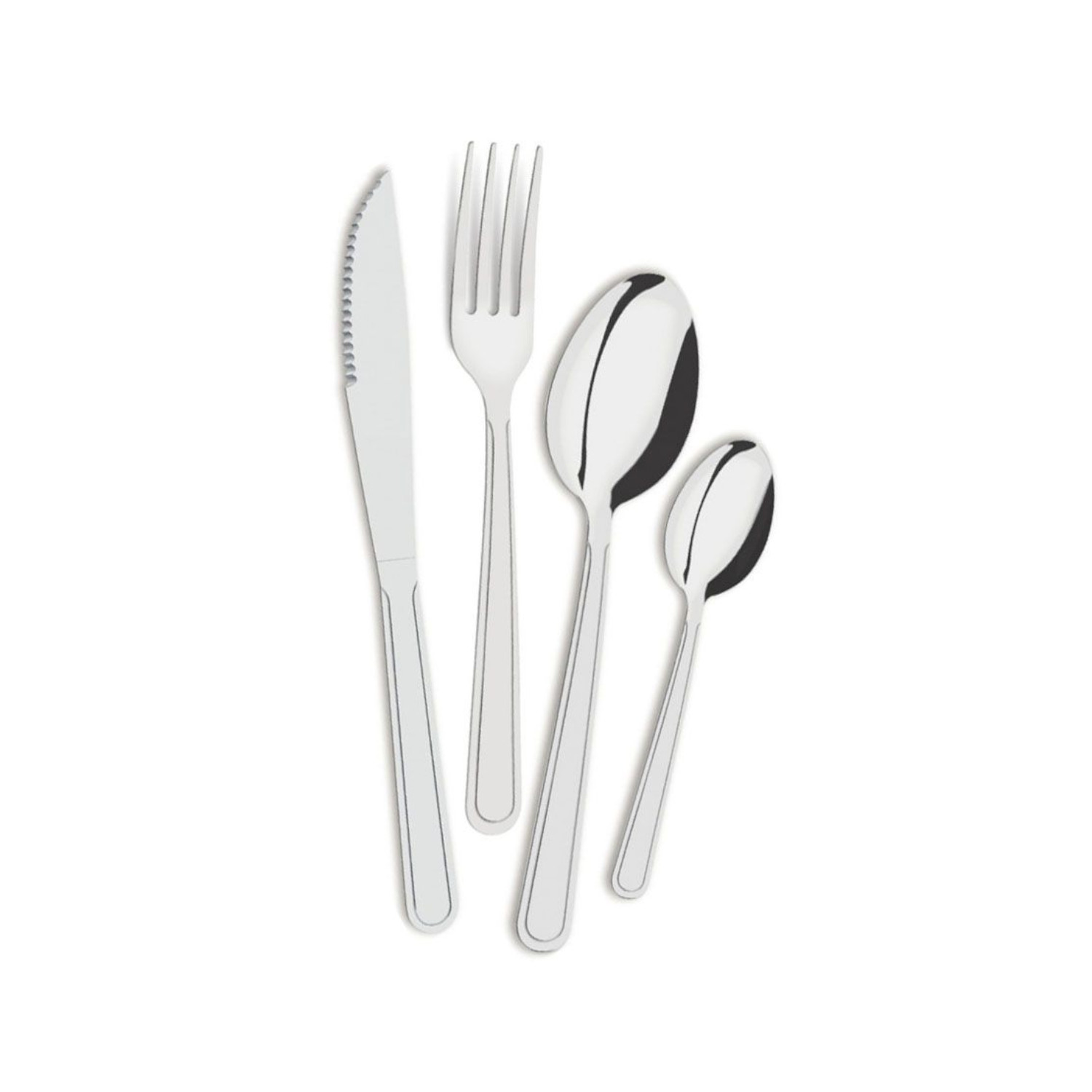 SET 24 PZS D/CUBIERTOS BUZIOS ACERO INOX