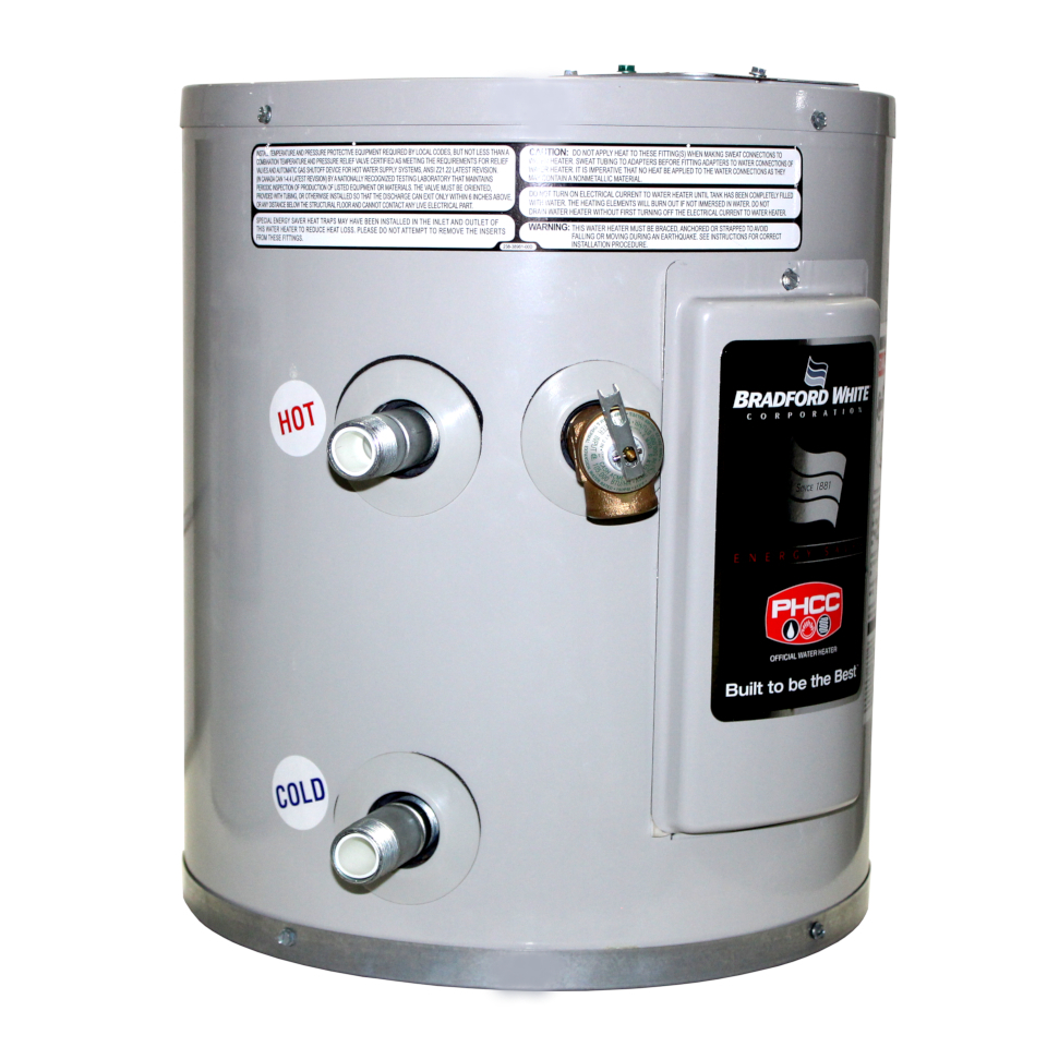 Calentador de agua eléctrico residencial de 30 galones, 120 VAC, 16.7 A