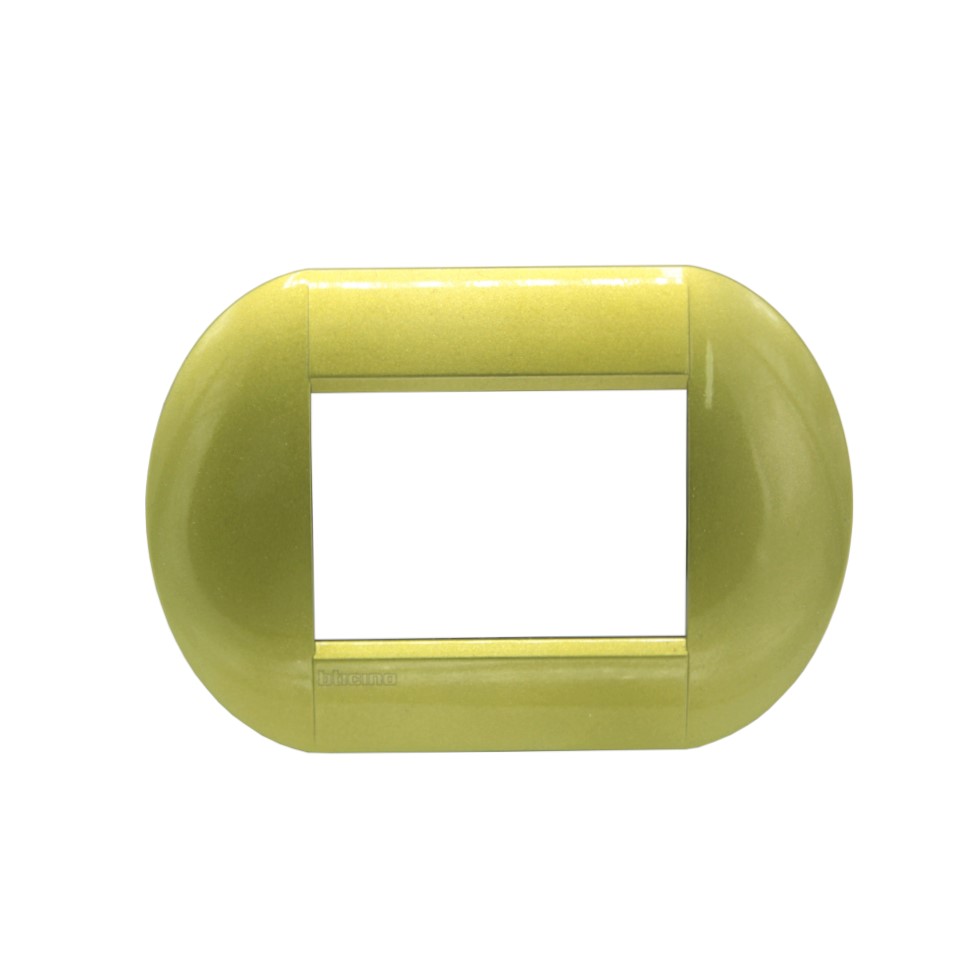 Placa Curva Citron 3mod Livinglight