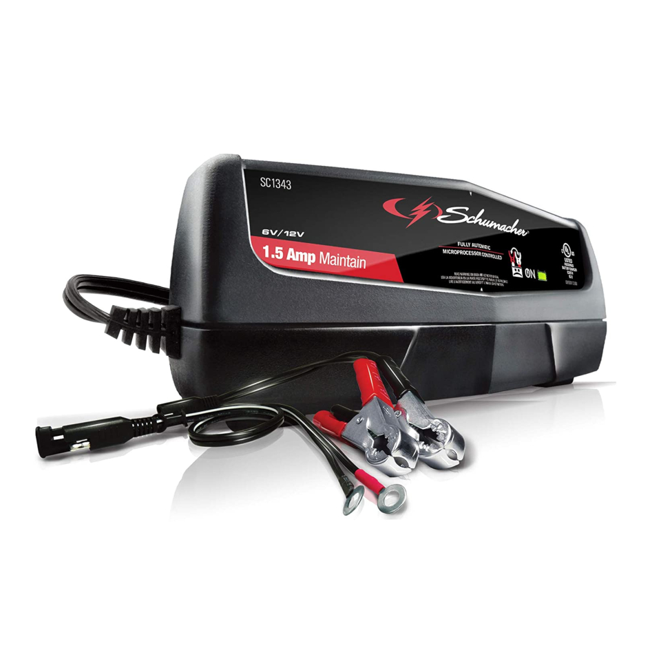 Cargador mantenedor bateria 6 voltios - 12 voltios - 1 amperes