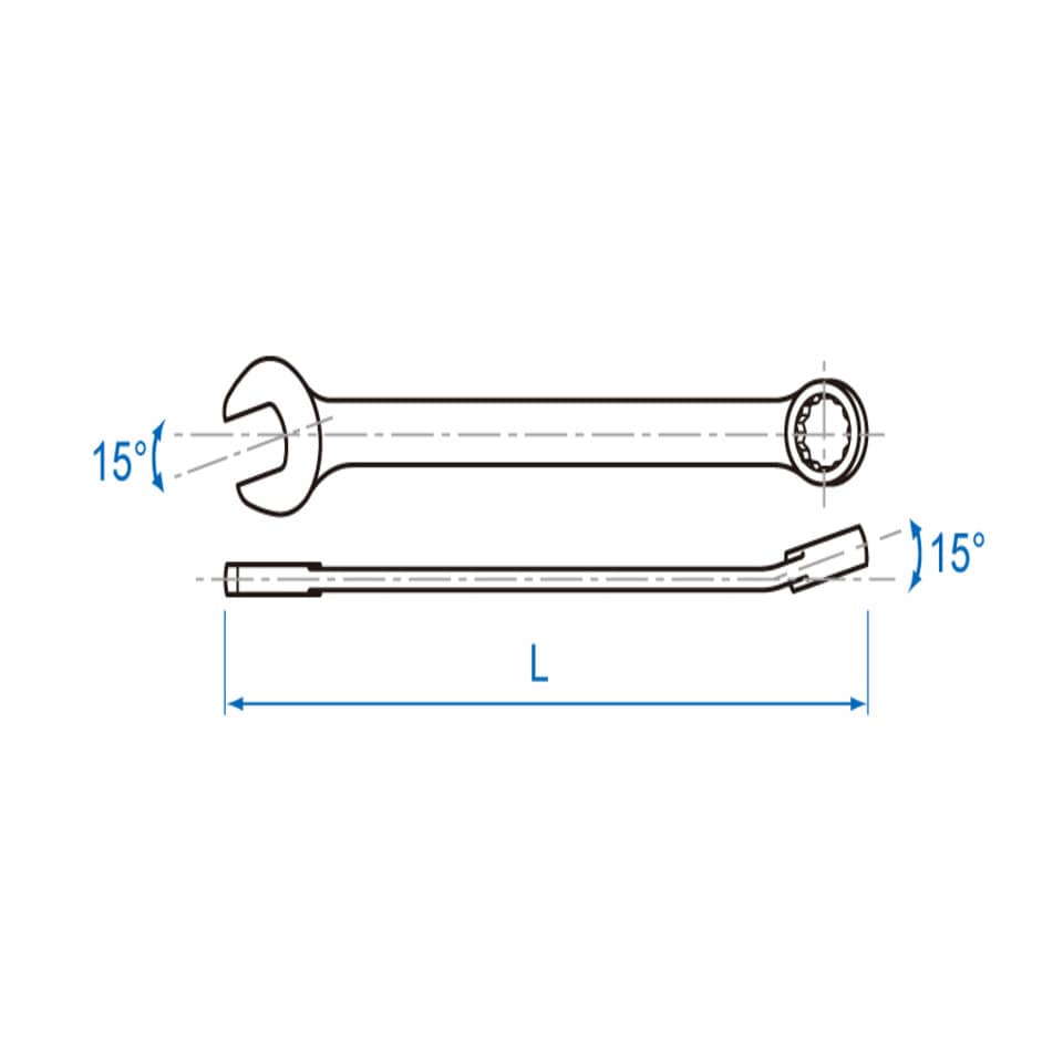 JEVX Llave Fija con Carraca Articulada Metrica de 14mm - Herramienta de  Trinquete Profesional Combinada, Fabricada en Cromo Vanadio con Doble Boca  : : Bricolaje y herramientas