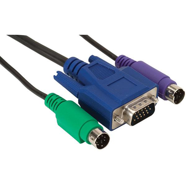 Cable P/Teclado Mouse Y Monitor 1.8m