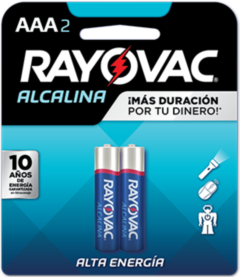 Batería alcalina AAA de cobre (paquete de 18)