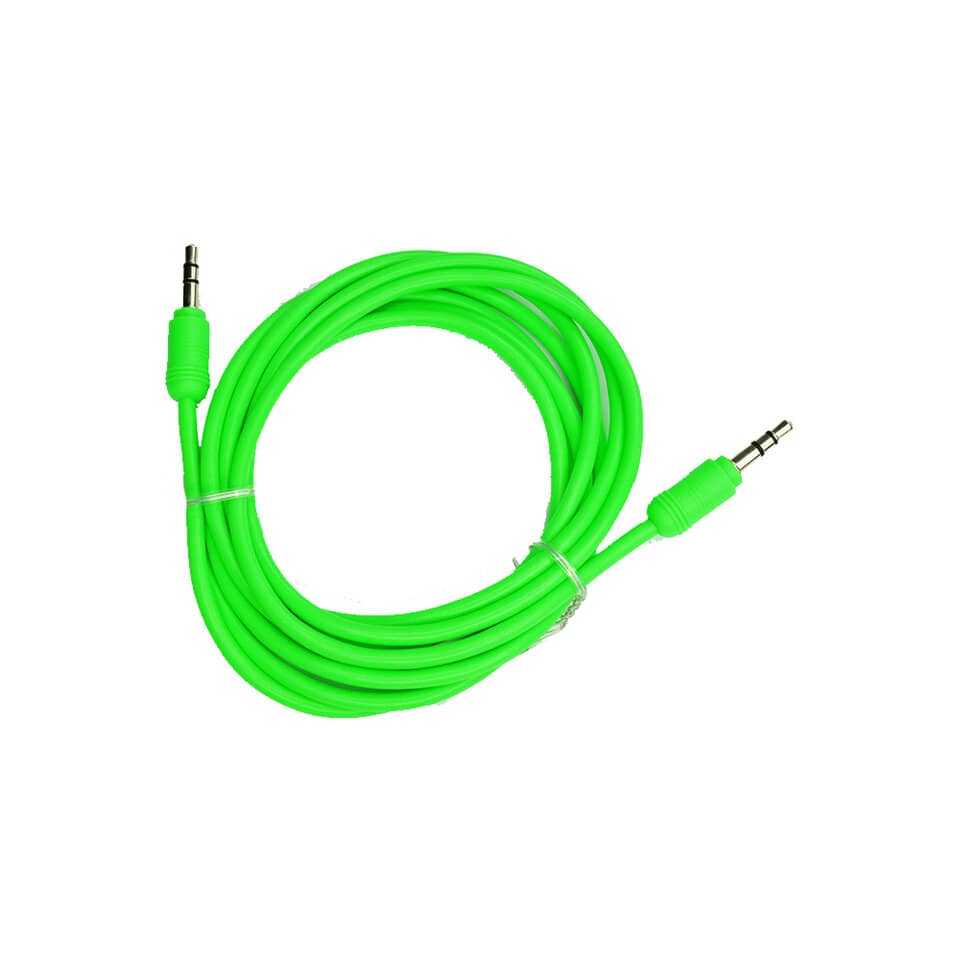 Cable D/Audio 6' 3.5/3.5mm Verde