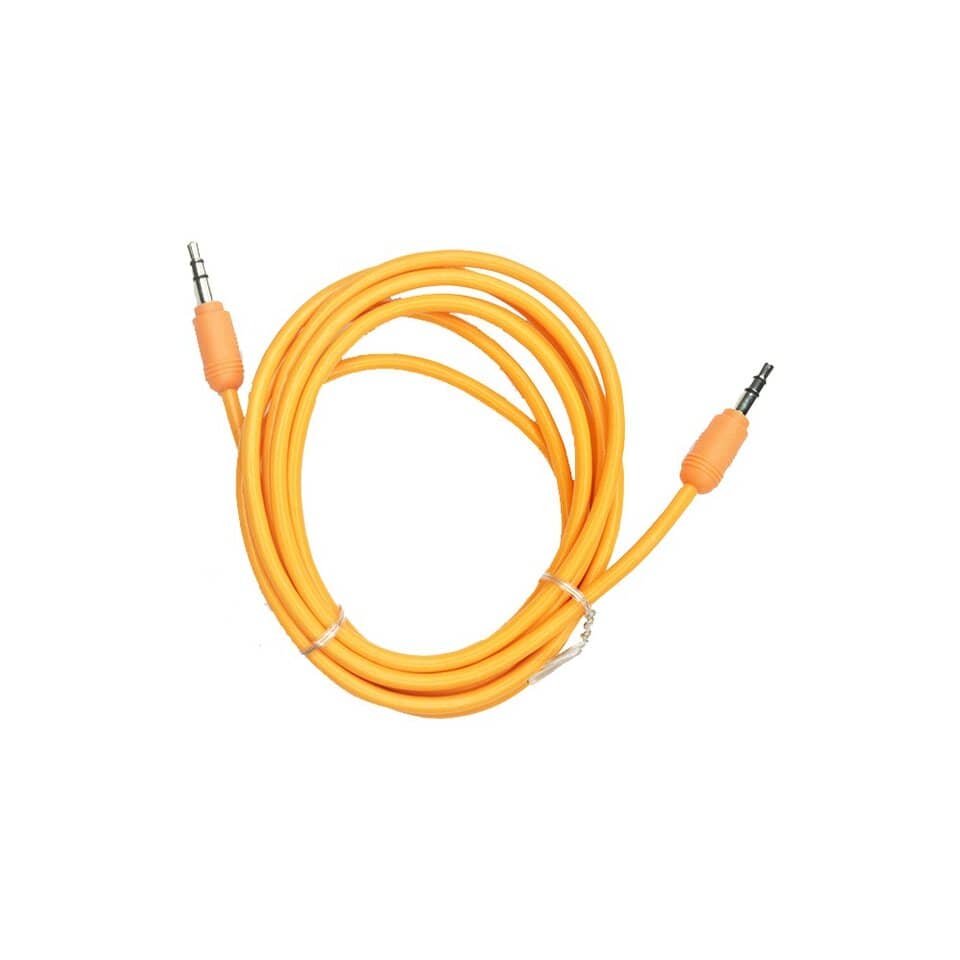 Cable D/Audio 6' 3.5/3.5mm Naranja
