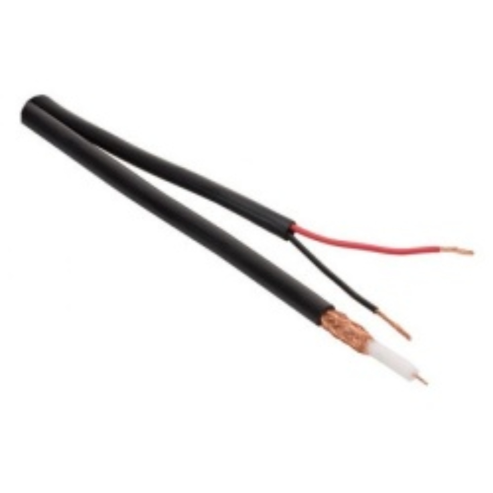 Cable Coax Rg59 C/Cable Duplex P/Alim.