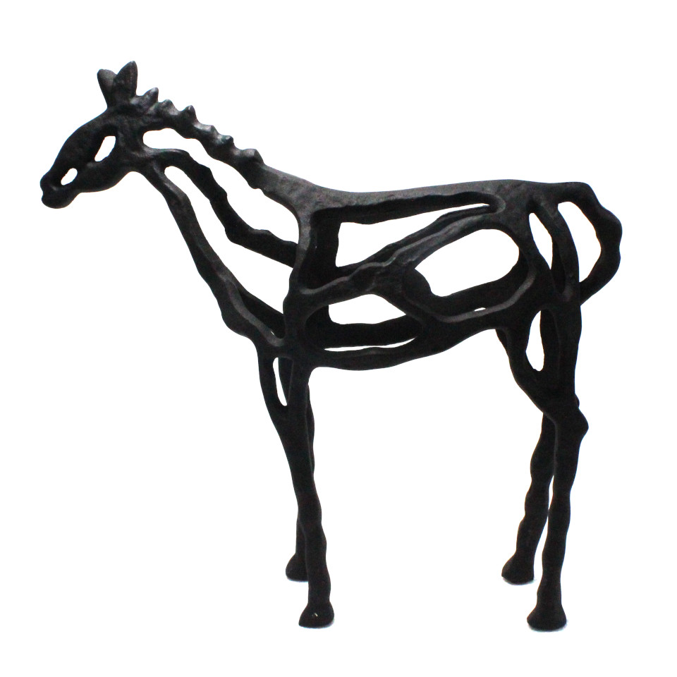 Figura Decorativa Caballo Metal 14