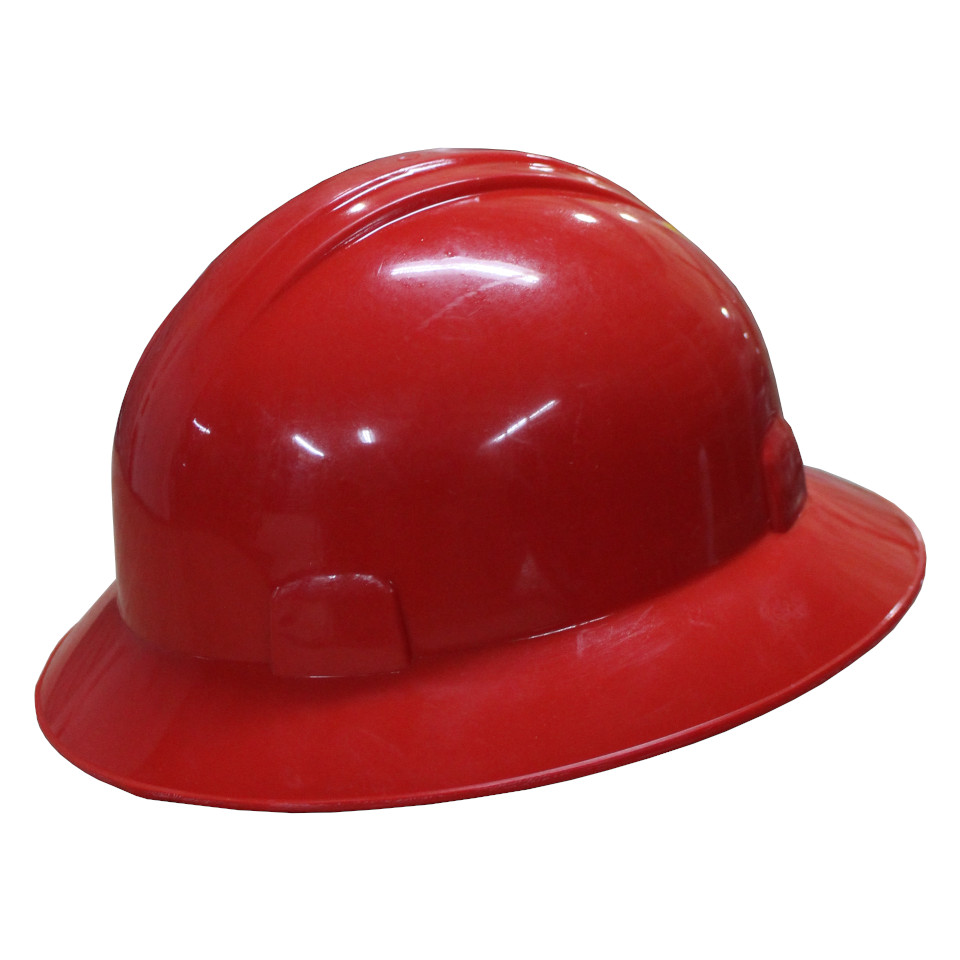 Casco Rojo Tipo Ala Ancha