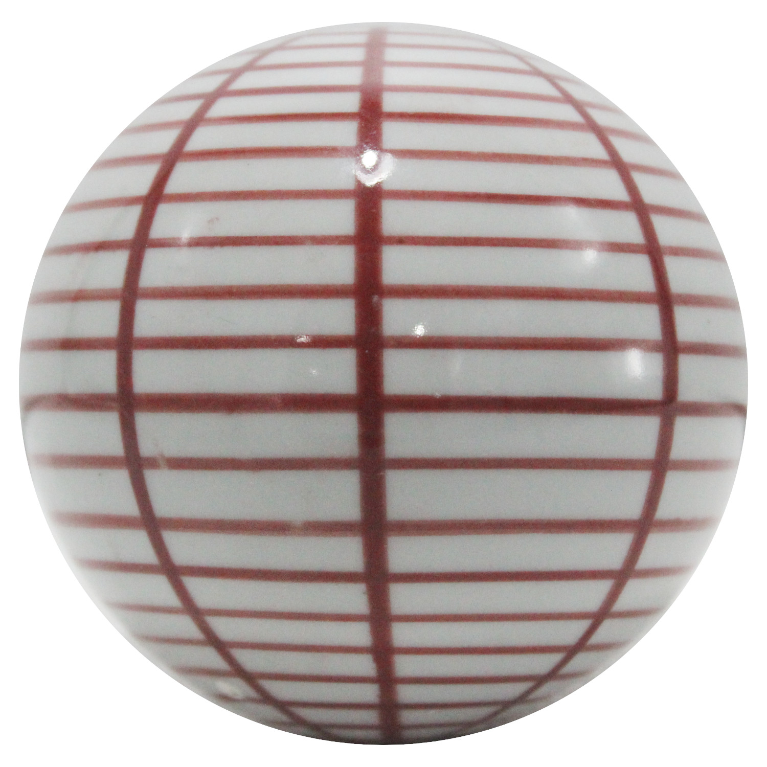 Esfera Decorativa Ceramica Roja 8cm