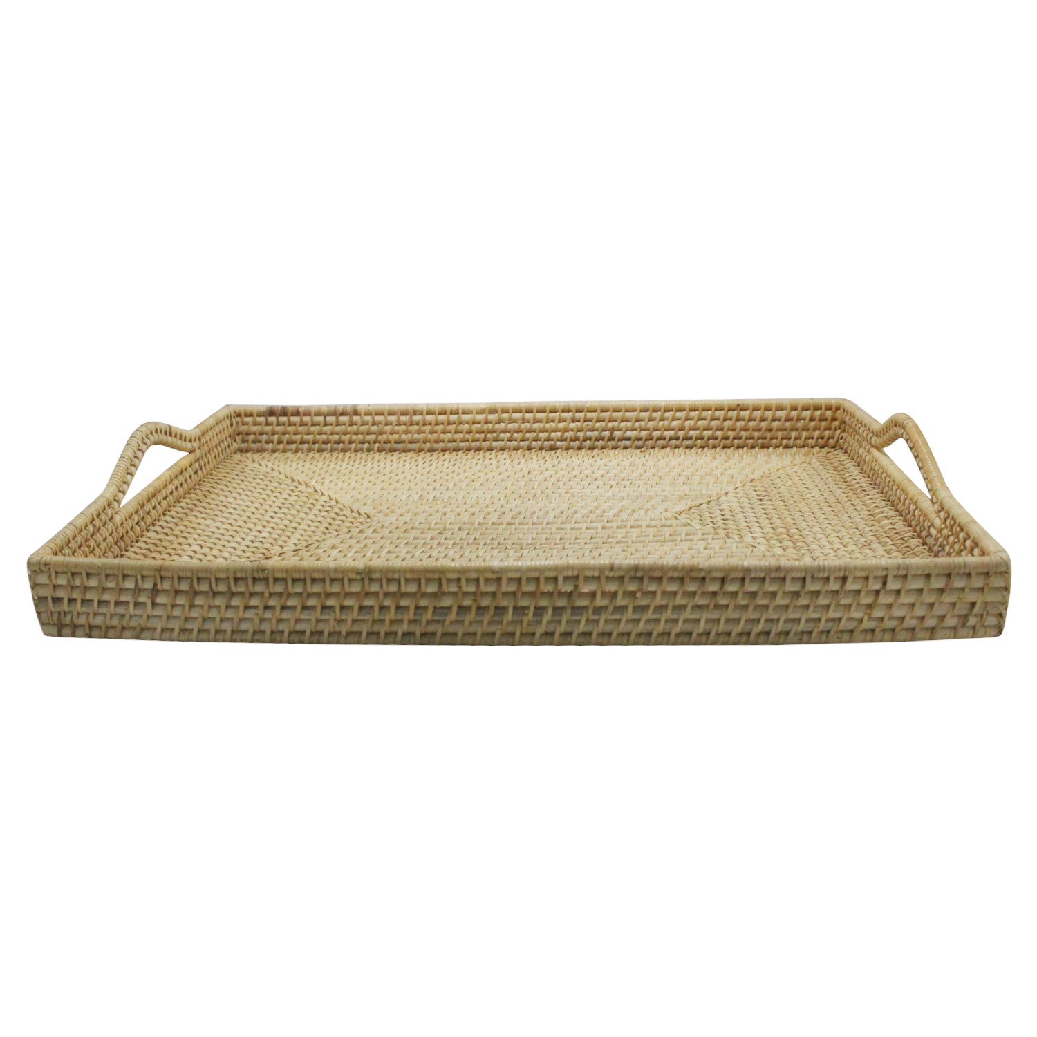 Bandeja Rectangular Boho C/Asas 26x16x3