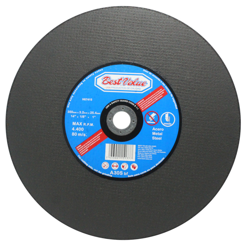 Disco Corte Metal 14'' X 1/8'' X 1''