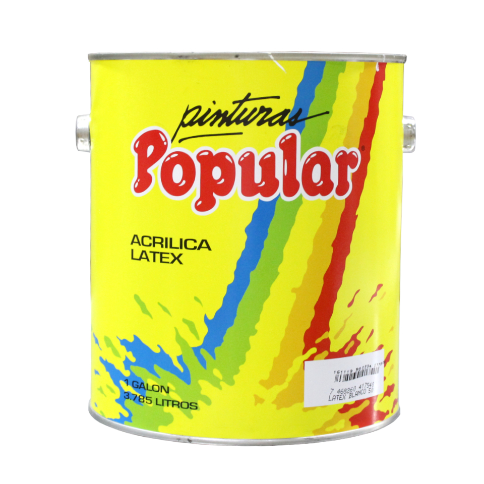 Pintura Acrilica Latex Pop.