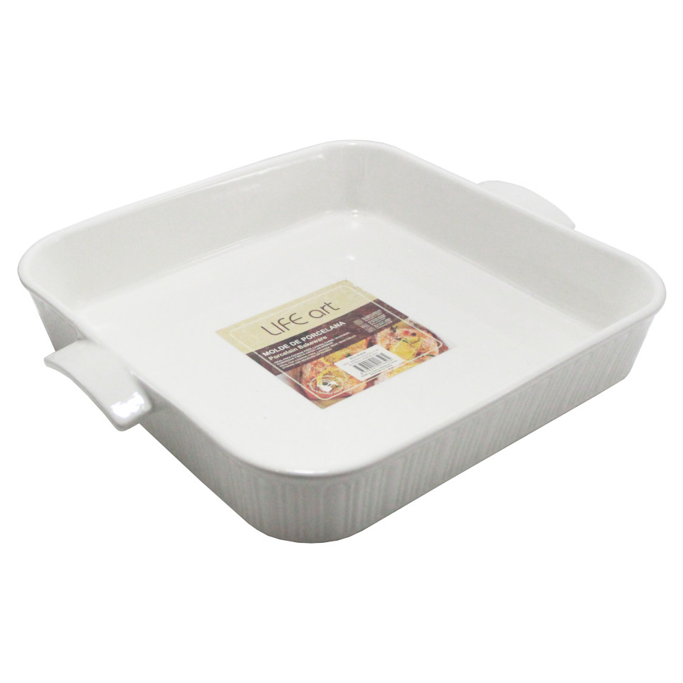 Molde P/ Hornear Porcelana 33x29x5.5cm