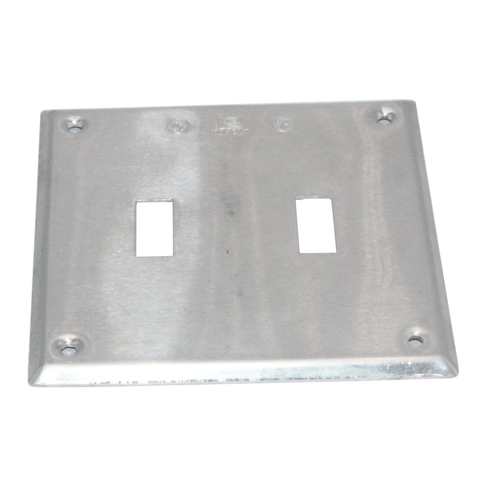 Tapa Interruptor D/Aluminio