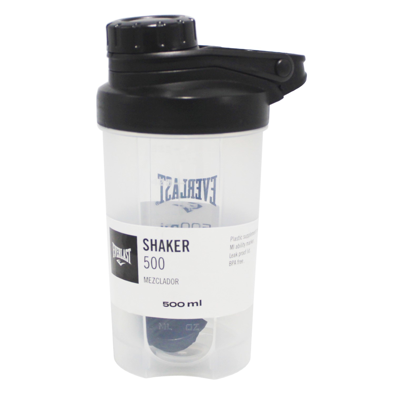 Botella Shaker 500ml 500 Bk