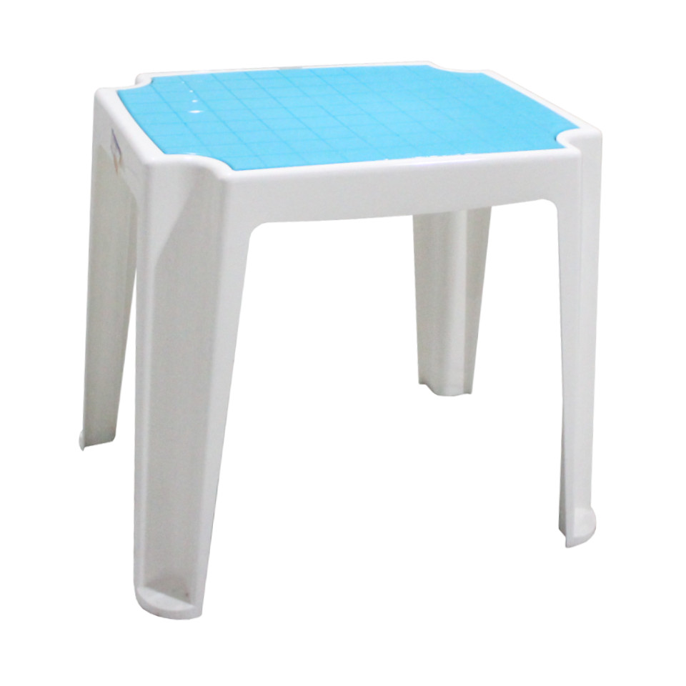 Mesa de jardín de plástico blanca 210x96x72 cm - Compra tus Chollos