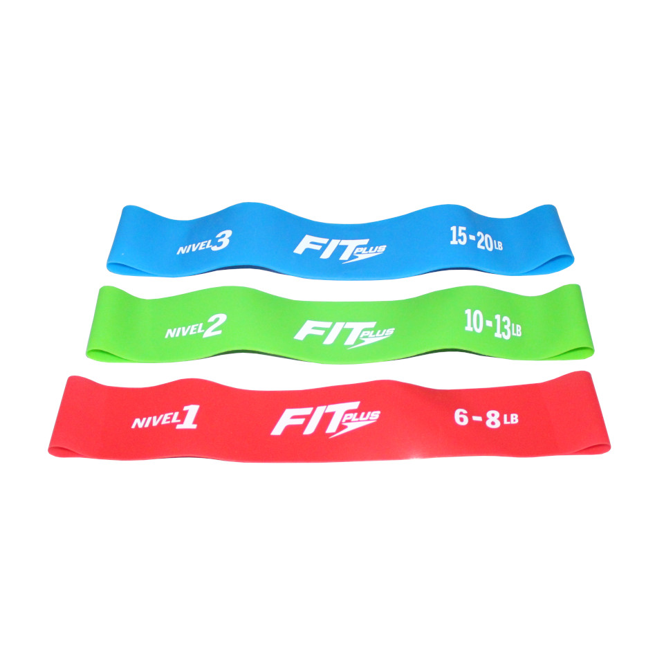 Set D/Bandas Cerradas Fitplus (3 Unid)