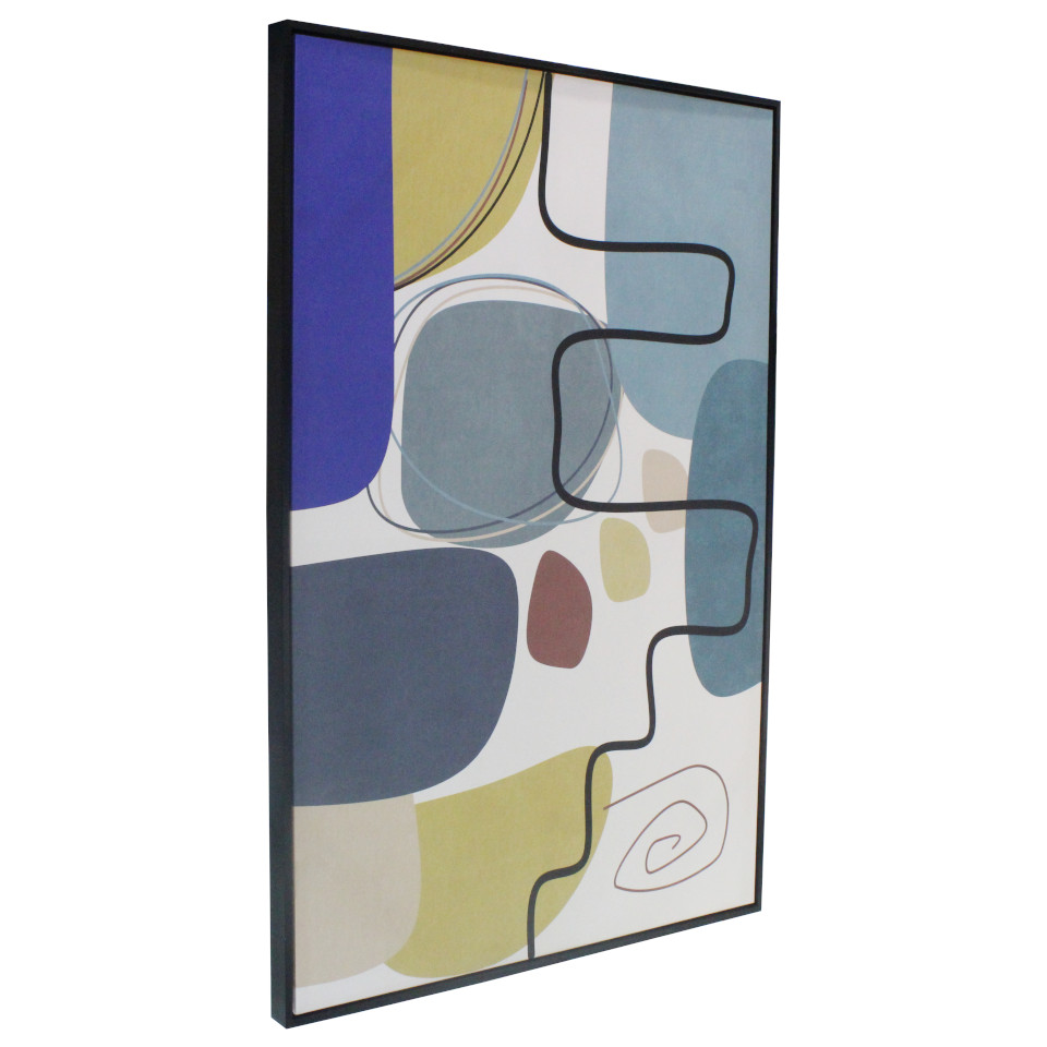 Cuadro Decorativo Abstracto 4x82x122.6cm