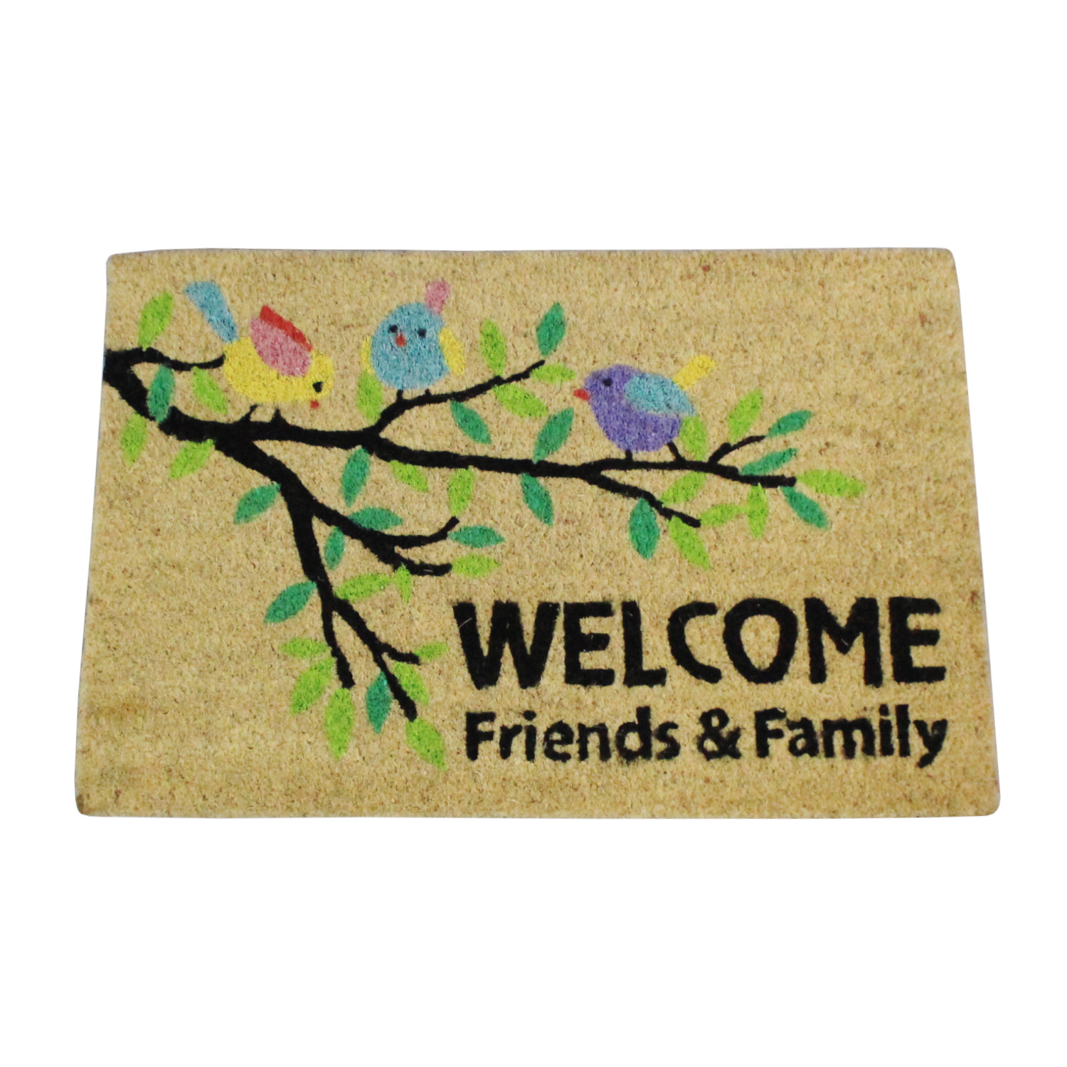 Alfombra D/Entrada Fibra Welcome 60x40cm