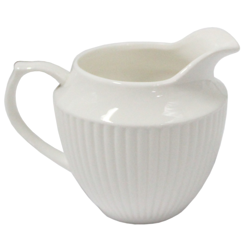 CREMERA PORCELANA BLANCA 15.5X8CM