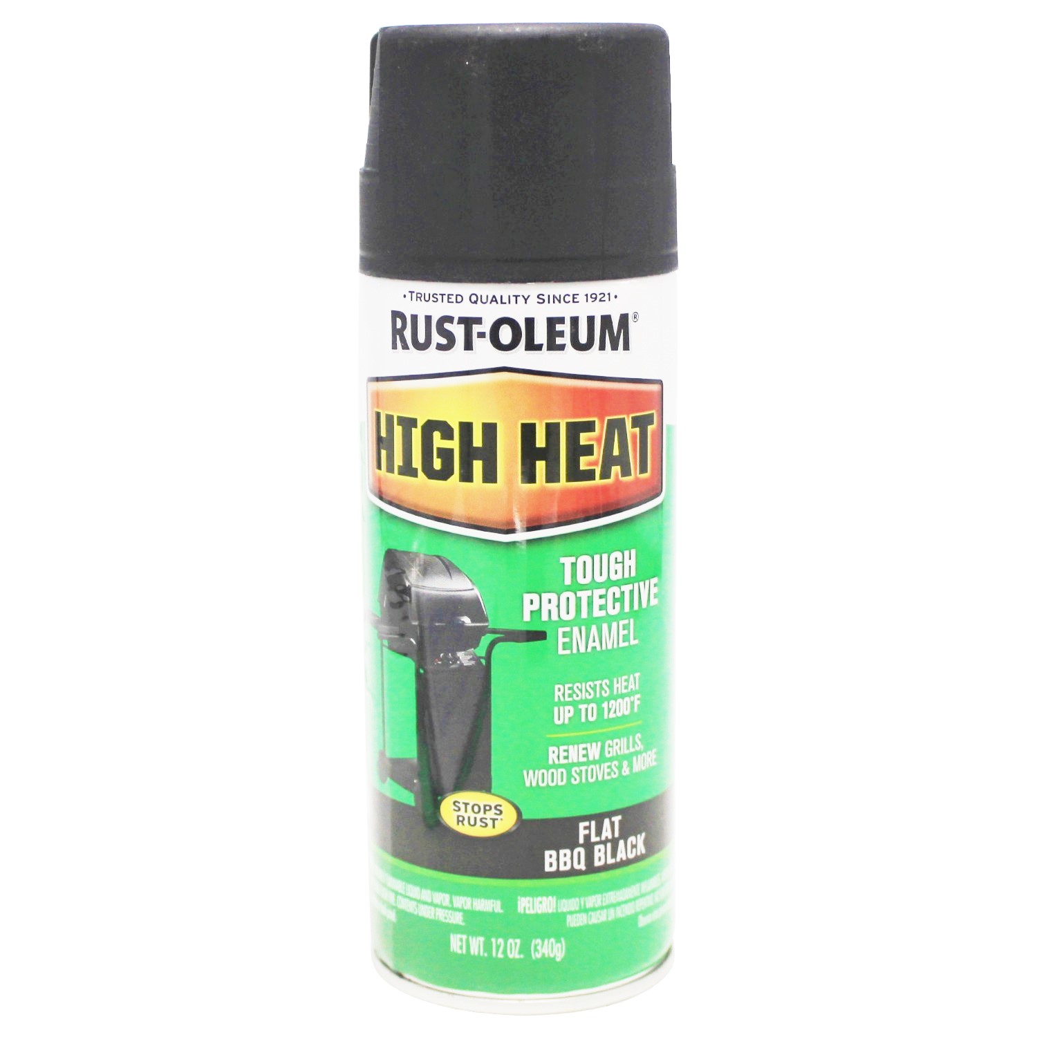 Spray High Heat Enamel Bbq Negro