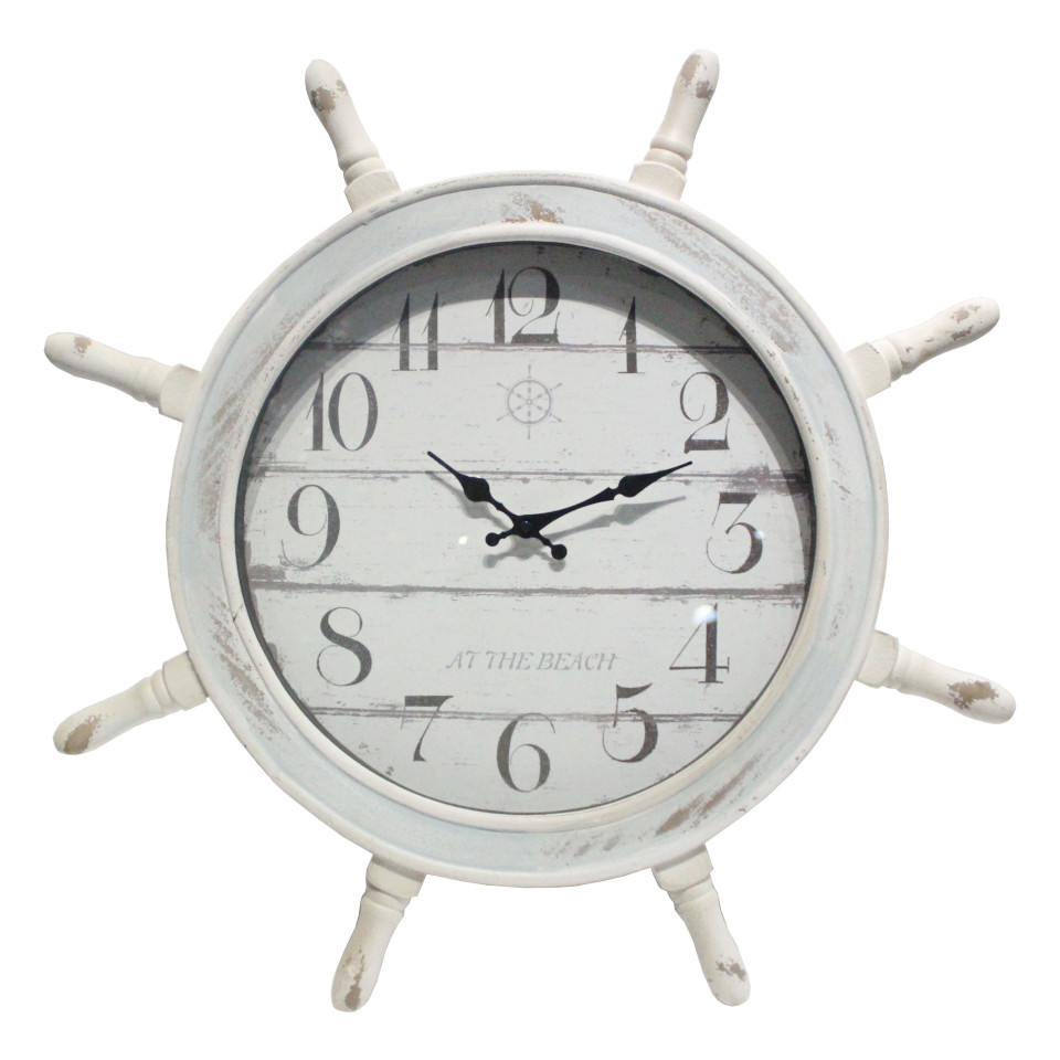 Reloj D/Pared Madera T/Timon 28