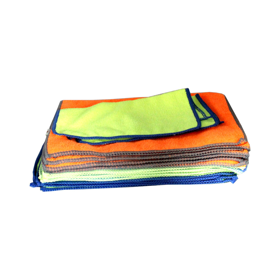Uline Microfiber General Purpose Towels - Orange S-24144 - Uline