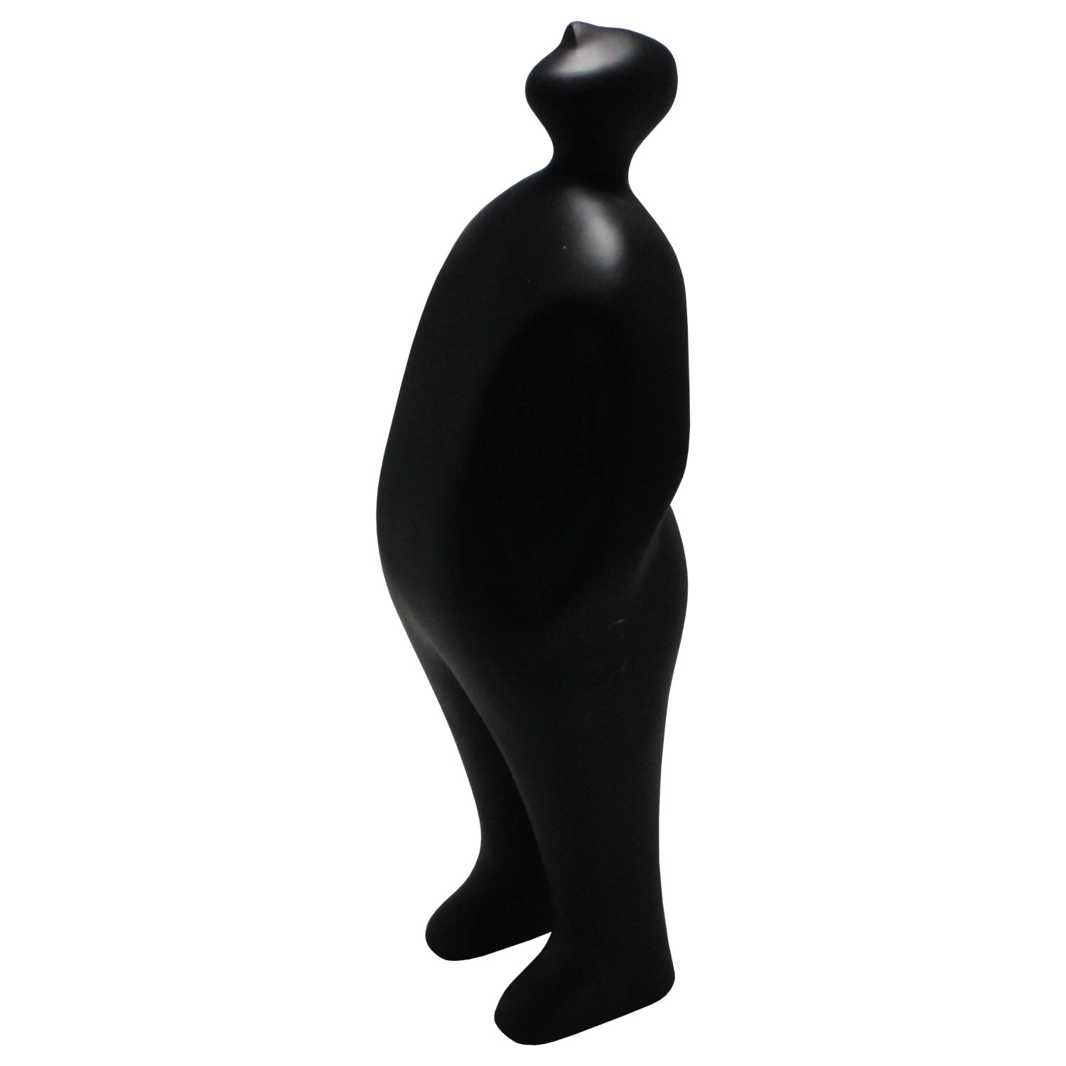 Figura Decorativa Hombre Negro 10x14x39c