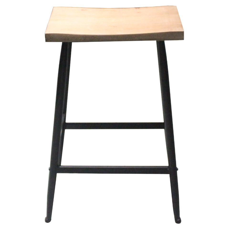 Silla Bar Industrial Madera/Metal 25