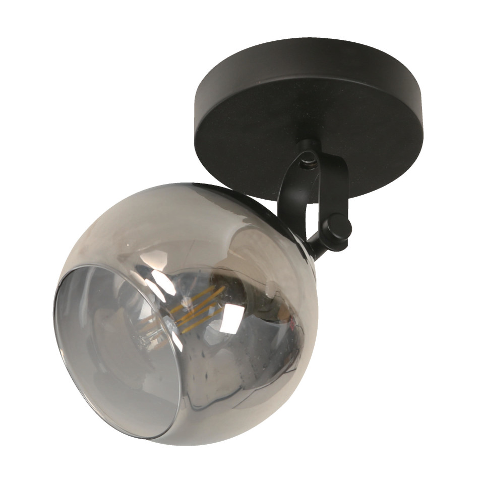 Lamp. Techo Negro 1l/E14/40w